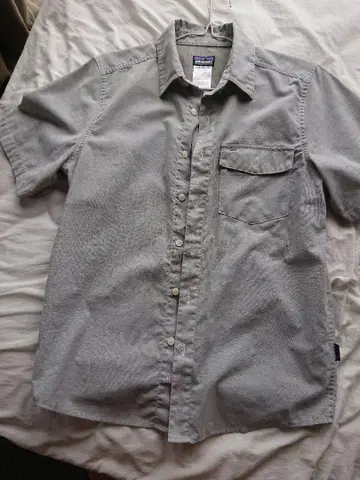 Patagonia 반팔 셔츠 XS 그레이