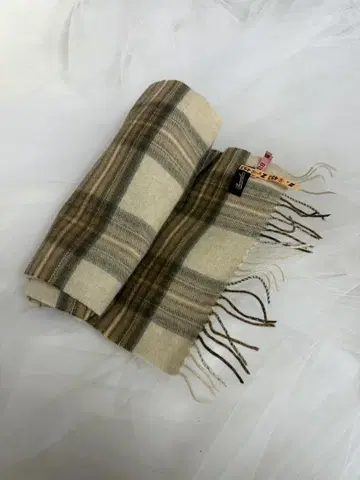 Borsalino 체크 무늬 울 머플러