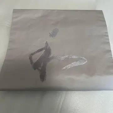 나고야 오비 한자 무늬 '' 실버