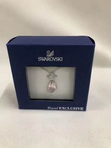 kny27195#164 SWAROVSKI 드롭 핑크 크리스탈 목걸이