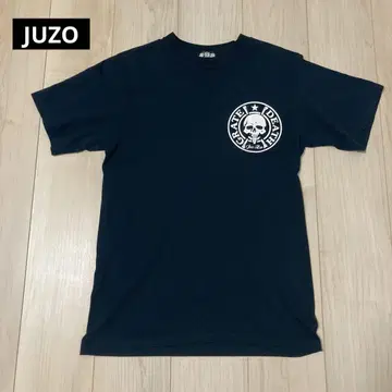 JUZO 스컬 프린트 티셔츠