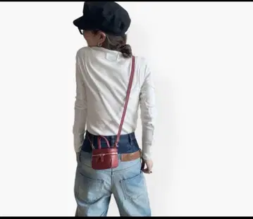 chiiiibag micro vanity 이세탄 레드 새상품급