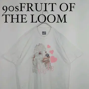 90s FRUIT OF THE LOOM BEST 애니멀 프린트 티셔츠