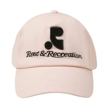 Rest & Recreation RR LOGO 캡 핑크