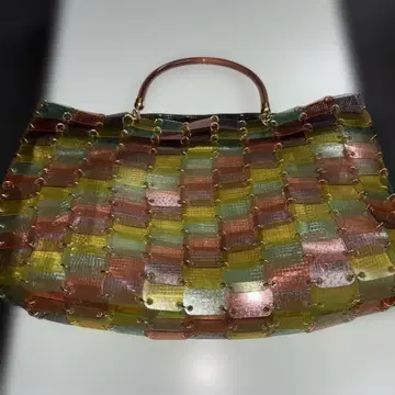 컬러풀 메쉬 백