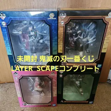 귀멸의 칼날 제일복권 LAYER SCAPE 피규어 컴플리트 세트