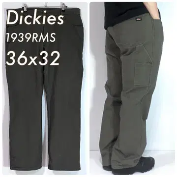 디키즈 36x32 RMS 덕 페인터 팬츠 모스