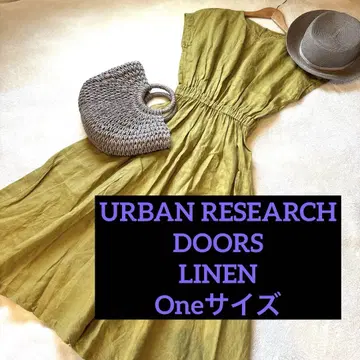 여성용 URBAN RESEARCH DOORS LINEN 롱 원피스