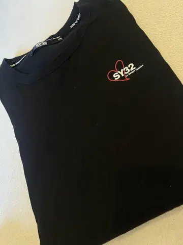 SY32 블랙 티셔츠 2XL