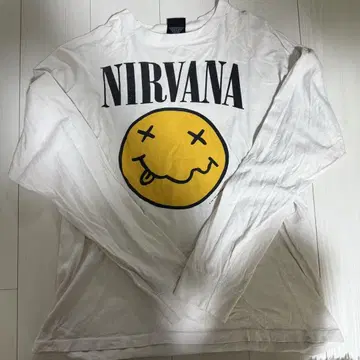 NIRVANA 1994년 제작 긴팔 스마일리 페이스