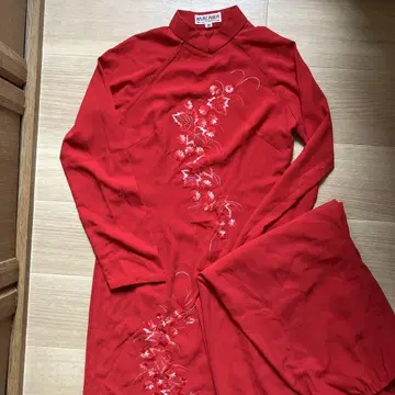 아오자이 마라이카 빨간색 M 사이즈