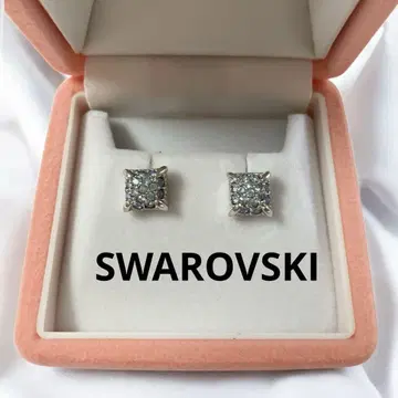 SWAROVSKI 귀걸이 블루 파랑 실버 컬러 반짝임 여름