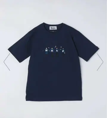 SHIPS 비틀즈 네이비 티셔츠