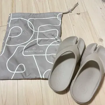 Paes 페이즈 리커버리 샌들 그레이쉬 베이지 수납 봉투 포함