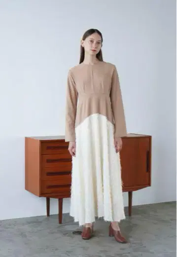 CLANE FRINGE DOCKING FLARE 원피스