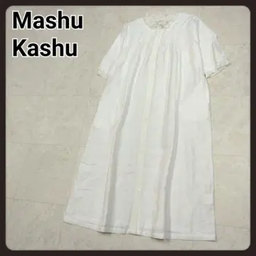 마슈카슈 린넨 원피스 롱 원피스 레이스 MashuKashu