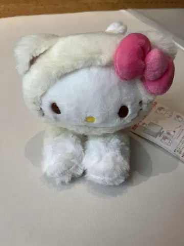 택 포함 새상품 헬로키티 안기! 고양이 봉제 인형