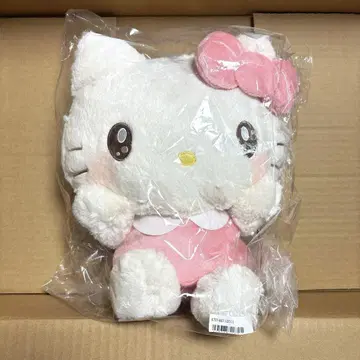 미사용 새상품 산리오 꽉 껴안는 인형 BIG 봉제 인형 헬로키티 키티
