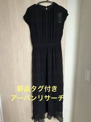 택 포함 새상품 마조리카 플리츠 허리 마크 원피스