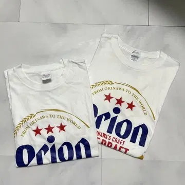 ORION 티셔츠 2장 세트 S 사이즈 M 사이즈