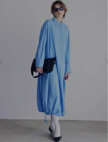 아메리 매니 웨이 발룬 셔츠 드레스