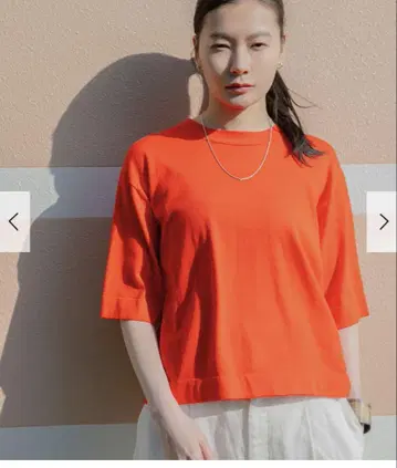 new basic 하이 게이지 니트 티셔츠 어반 리서치