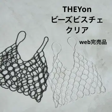 THEYOn 자용 클리어 비즈 뷔스티에