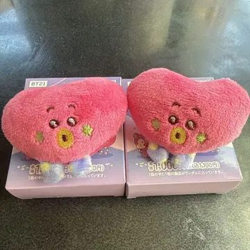 BTS 훼미리마트 봉제 인형 배지 tata