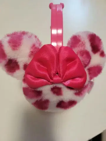 디즈니 Disney 레오파드 무늬 귀마개 귀도리