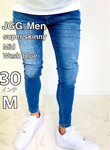 JGG.Men 제깅맨 스키니 팬츠 스키니 데님 mwb30