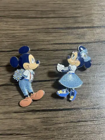 미키 미니 핀 배지 세트