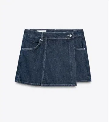 자라 Z1975 데님 랩스커트 팬츠