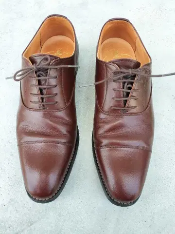 SCOTCH GRAIN HIROKAWA 브라운 드레스 신발