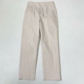 새상품급 UNITED ARROWS 샤이니 도트 자카드 슬림 팬츠