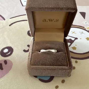 a.w.s. 실버 반지 심플한 디자인 12호