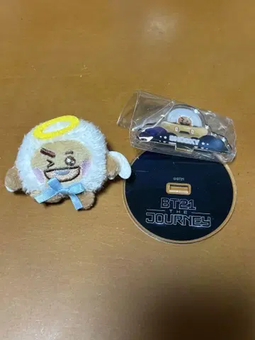 BTS 봉제 인형 배치 아크릴 스탠드 2개 세트