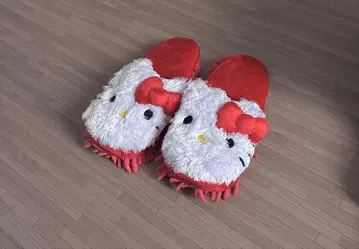 헬로키티 걸레 슬리퍼