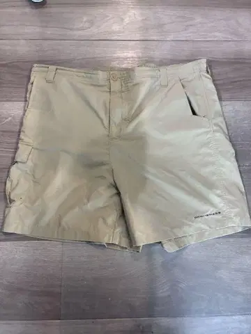 컬럼비아 하프 팬츠 숏 팬츠 베이지 xxl