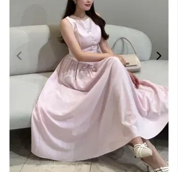 데오빌 모음 장미 장식이 있는 긴 드레스 S