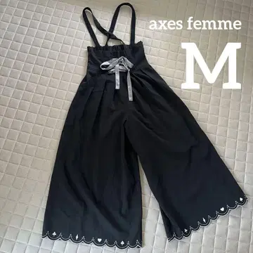axes femme 엑시즈팜 서스펜더 팬츠 와이드 팬츠 M160