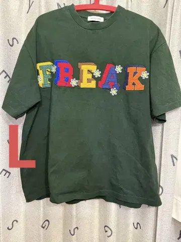 프릭스 스토어 freaks store 로고 티셔츠 패치 자수