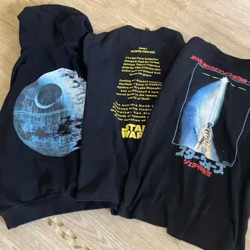 스타 워즈 H&M 후드티 & 티셔츠 3개 세트