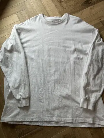 그라프 페이퍼 graphpaper L/S 오버사이즈 티셔츠 화이트