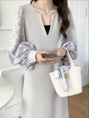 깔끔한 롱 원피스