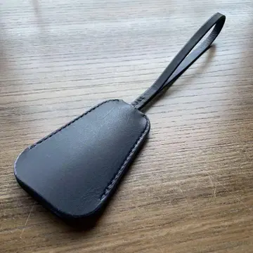 벨형 가죽 키 케이스 (네이비)