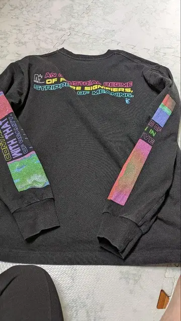 CAV EMPT CE 긴팔 티셔츠 다크 블랙