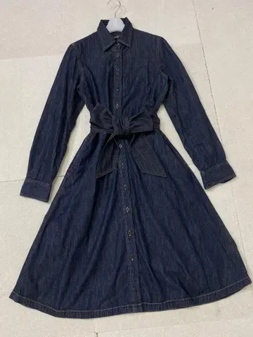 LAUREN RALPH LAUREN 데님 A 라인 원피스