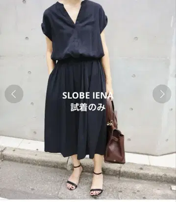 SLOBE IENA 셔츠 원피스 반팔 V넥