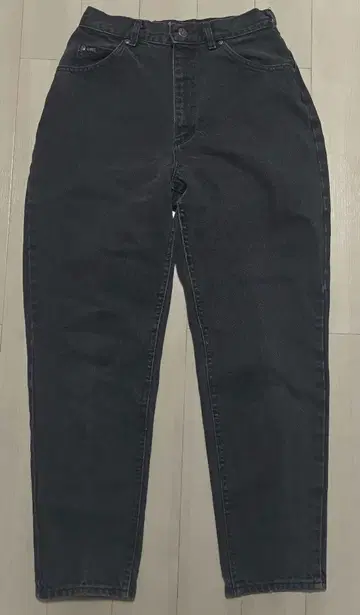 90s LEE Lee 테이퍼드 블랙 데님 검정 w28 USA제
