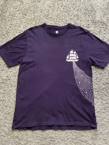 Design T-shirts Store graph XL 보라색 티셔츠